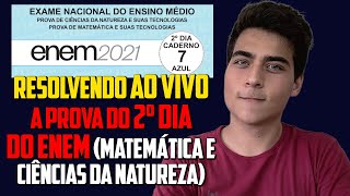 Resolvendo a prova do 2º DIA do ENEM ao Vivo  Matemática e Natureza [upl. by Iegres274]