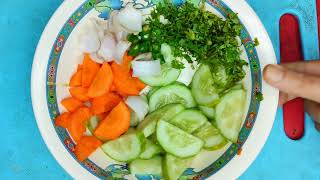 A healthy amp diet salad  yoghurt easy salad recipe 👍 homemade recipe [upl. by Acinat]