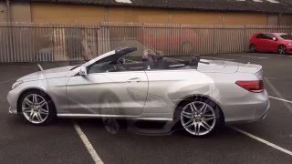 2016 Mercedes E Class Cabriolet  Roof Operation [upl. by Aihtnys195]