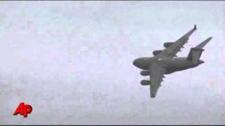 Raw Video Military Releases C17 Crash Footage [upl. by Ardnaeel]