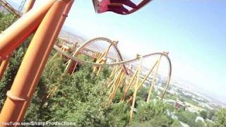 Tatsu HD POV Six Flags Magic Mountain California [upl. by Enamrahs470]