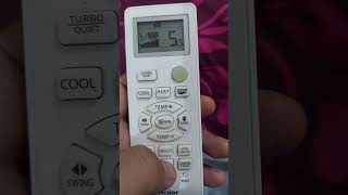 Haier dc inverter remote functions  Haier dc inverter remote  Haier dc inverter eco functions [upl. by Hourigan]