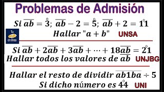 DIVISIBILIDAD Problemas de Admisión UNI UNSA UNJBG [upl. by Tarrance467]