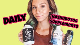 HASHIMOTOS Supplements  I Take Daily   NEISHA LOVES IT [upl. by Yhtnomit649]