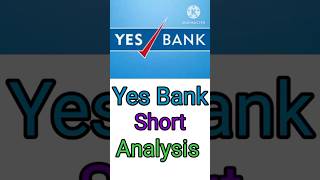 Yes Bank Short Analysis  Yes Bank Latest News yesbank sharemarket stockmarket [upl. by Strohben]