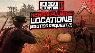 All 182 Exotic Item locations All Orchids Eggs amp Birds  Red Dead Redemption 2 [upl. by Garlen]