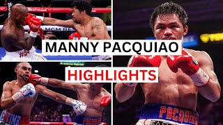 Manny Pacquiao Highlights amp Knockouts [upl. by Luapsemaj]