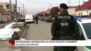 Valósággal kivégeztek egy oknyomozó újságírót Szlovákiában [upl. by Nabalas]