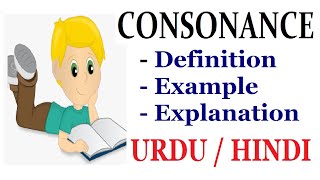 What is Consonance Literary Device Explain in Hindi  Urdu [upl. by Ihsoyim]