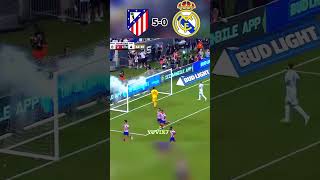 Real Madrid 3 Vs Atletico Madrid 7  Aura Madrid Derby [upl. by Anrim590]