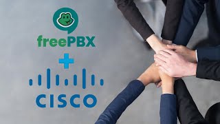 freePBX  telefony CISCO [upl. by Eniamart908]