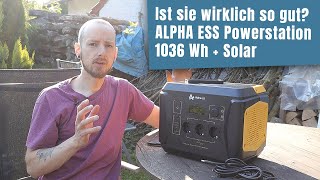 Powerstation von ALPHA ESS mit 1000 Wh im Hardcore test [upl. by Atalayah]