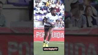 Flying Fijian Rugby try to score at Spain Team  Fiji v Spain Test 😍 fiji rugby [upl. by Munford]