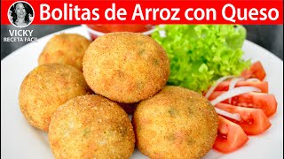 Receta fácil bolitas de arroz con queso  Sisa Yaya [upl. by Melvyn]