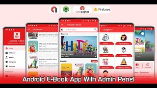 Ebook App  Quiz  AdMob  FCM PUSH Notification [upl. by Rosamund811]