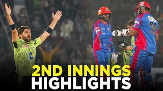 2nd Innings Highlights  Lahore Qalandars vs Karachi Kings  Match 10  HBL PSL 9  M2A1A [upl. by Aidua]