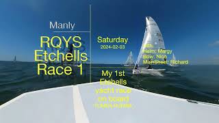 2024 02 03 RQYS Etchells Race 1 [upl. by Venita]