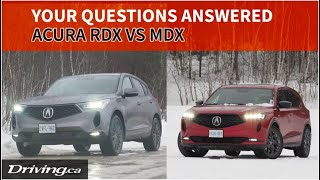 Your Questions Answered 2022 Acura RDX and Acura MDX  Driving [upl. by Louella701]