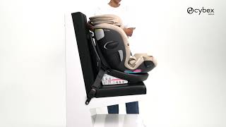 How to Rotate the Seat I Callisto G 360 Car Seat I CYBEX [upl. by Nerual]