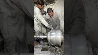 stainless steel manufacturing process stainlesssteelbowl satisfying shorts [upl. by Bevis]