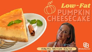 LowFat Pumpkin Cheesecake Recipe  Healthy amp Delicious [upl. by Festa]