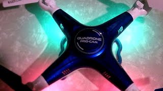 Quadrone Pro Camera Drone Quadcopter Review [upl. by Cowey920]