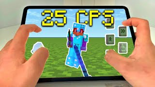 How To Get High CPS In MCPE Mobile  Minecraft Bedrock Edition [upl. by Afatsom]