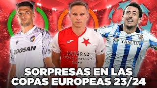 Los EQUIPOS SORPRESA de las COPAS EUROPEAS 202324 [upl. by Phalan]