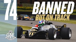 Dario Franchitti drives the banned Lotus 88 [upl. by Llenil]