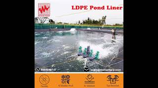 LDPE Pond Liner  Plastic Pond Liner  Geomembrane Pond Liner [upl. by Neerod749]