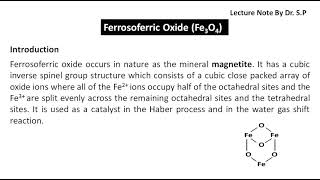 Ferrosoferric Oxide [upl. by Juan]