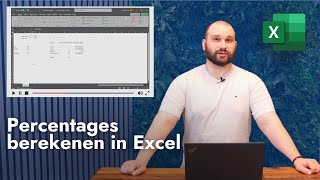 Percentages berekenen in Excel  Gosse legt uit  Mica IT [upl. by Acinad]