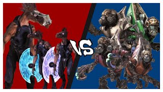 Halo 3 AI Battle  Jackals VS Grunts Halo 3 Mods [upl. by Zetnwahs]