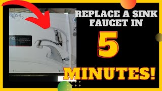 Installing A Delta Foundations Bathroom Sink Faucet From LOWES [upl. by Ellohcin]