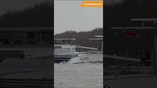 Binnenvaartschip Arsito Amsterdamrijnkanaal binnenvaart scheepvaart transport schip [upl. by Eneladgam360]