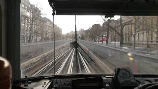 Metro Cab Ride Ligne 6 du métro de Paris  Charles de Gaulle  Étoile ➡ Nation [upl. by Agnese644]