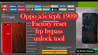 oppo a5s cph1909 frp unlocktool  oppo a5s frp bypass  oppo a5s unlock tool [upl. by Dari95]