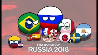 World Cup Russia 2018 in countryballs 2 the Knockout rounds [upl. by Blumenfeld785]