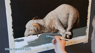 Art Reproduction Zurbaran  Agnus Dei HandPainted Oil Painting [upl. by Auhoj927]