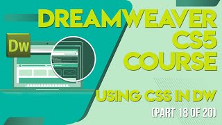 Dreamweaver CS5 tutorials in UrduHindi part 18 using css in dw [upl. by Adnawot109]