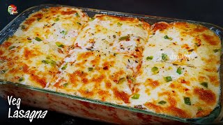 Veg Lasagna Recipe  How to make Lasagna  Easy Vegetable Lasagna  Lasagna From Scratch  Foodworks [upl. by Oderfodog400]