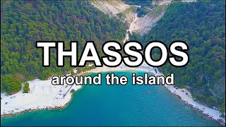 GREECE THASSOS around the island [upl. by Ariayek607]