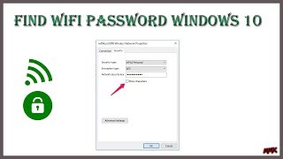 How to Find your WiFi Password Windows 10  Show WiFi Password [upl. by Jervis]