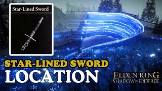 How to get StarLined Sword Weapon Elden Ring DLC [upl. by Sapers120]