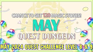 PAD May 2024 Quest  Challenge Level 8 amp 9 Fixed Team [upl. by Anastas]