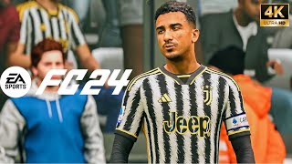 Juventus vs Napoli  Serie A 202425  FC 24 PS5™ 4K60fps [upl. by Acinorrev]