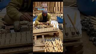 Most Amazing Wooden Bobbins Manufacturing Process [upl. by Animlehliw]