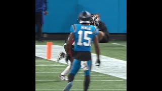 AJ Terrell intercepts the Andy Dalton pass vs Carolina Panthers [upl. by Tijnar165]