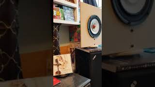 210306My first DIY full range open baffle speaker test sound [upl. by Cohin951]