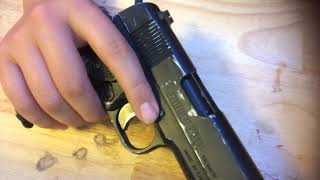 Game face stinger p311 airsoft pistol weathered unboxingreveiw [upl. by Ahsimek]